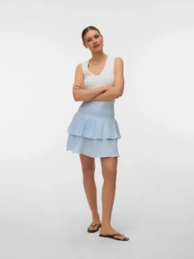 Vmnatali korte rok met hoge taille