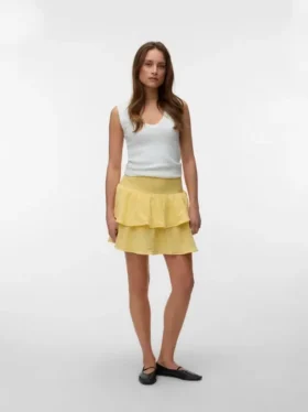 Vmnatali korte rok met hoge taille