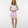 Vmnatali korte rok met hoge taille