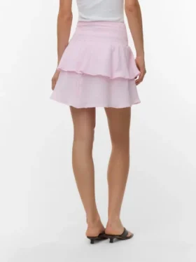 Vmnatali korte rok met hoge taille