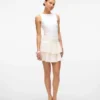Vmnatali korte rok met hoge taille