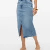 Vmnatalie midi-rok met hoge taille