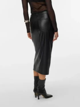 Vmnatalie midi-rok met hoge taille
