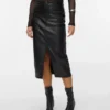 Vmnatalie midi-rok met hoge taille
