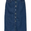 Vmnatty midi-rok met middelhoge taille