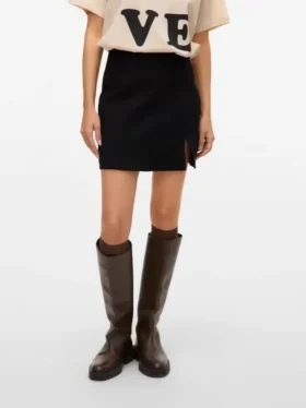 Vmnelly kort rokje met hoge taille