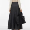 Vmneomi lange rok met hoge taille
