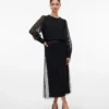 Vmnetha lange rok met hoge taille