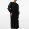 Vmnetha lange rok met hoge taille