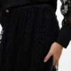 Vmnetha lange rok met hoge taille