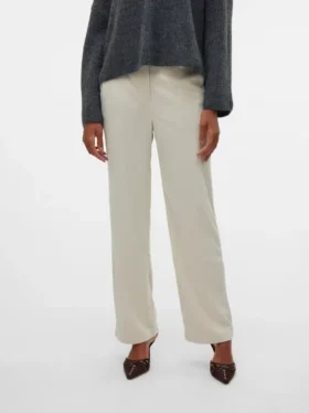 Vmnora-broek met middelhoge taille