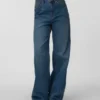 Vmolivia-Jeans met hoge taille en wijde pijpen