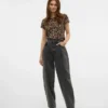 Vmollie jeans met hoge taille en ballonpasvorm