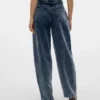 Vmollie jeans met hoge taille en ballonpasvorm
