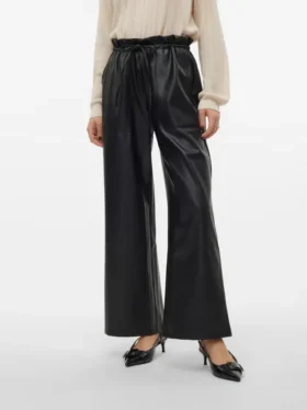 Vmpaulina-broek met hoge taille
