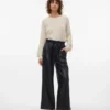 Vmpaulina-broek met hoge taille