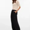 Vmpennie-Jeans met hoge taille en wijde pijpen