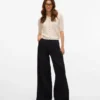 Vmpennie-Jeans met hoge taille en wijde pijpen