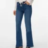 Vmphoebe jeans met middelhoge taille en uitlopende pijpen