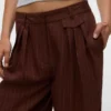 Vmpolly-broek met middelhoge taille