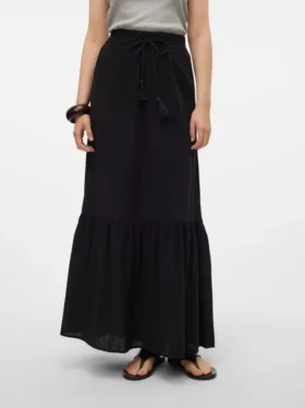 Vmpretty lange rok met hoge taille