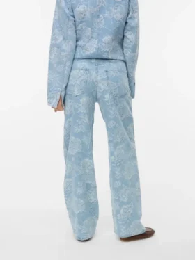 Vmrae-jeans met hoge taille en wijde pijpen
