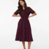 Vmray corduroy midi-jurk