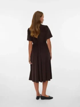 Vmray corduroy midi-jurk