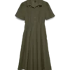 Vmray corduroy midi-jurk