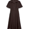 Vmray corduroy midi-jurk