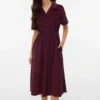Vmray corduroy midi-jurk