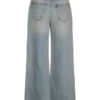 Vmremy jeans met middelhoge taille en wijde pijpen