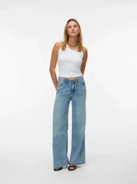 Vmremy Mid Rise Straight Fit-Jeans