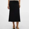 Vmroper midi-rok met middelhoge taille