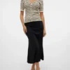 Vmroper midi-rok met middelhoge taille