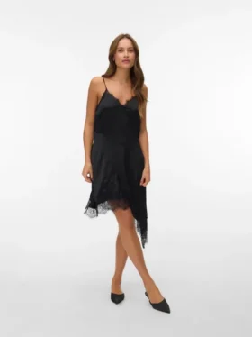 Vmrose midi-jurk