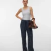 Vmrosie-broek met hoge taille