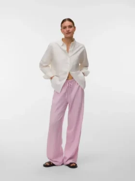 Vmrosie-broek met hoge taille