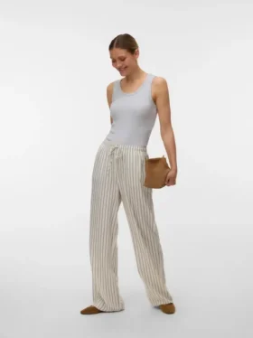 Vmrosie-broek met hoge taille