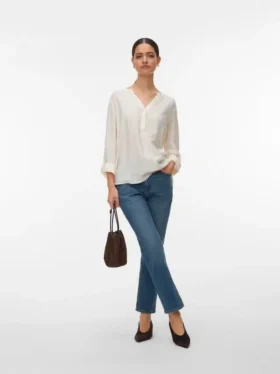 Vmrosie Mid Rise Slim Fit-Jeans