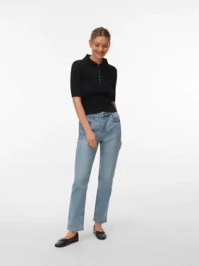 Vmrosie Mid Rise Slim Fit-Jeans