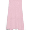 Vmrosie midi-rok met middelhoge taille