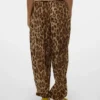 Vmroxanne-broek met middelhoge taille