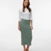 Vmruby lange rok met middelhoge taille