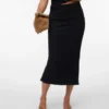 Vmruby lange rok met middelhoge taille