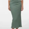 Vmruby lange rok met middelhoge taille