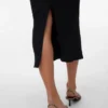 Vmruby lange rok met middelhoge taille