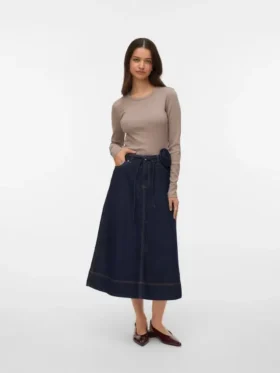 Vmruth lange rok met hoge taille