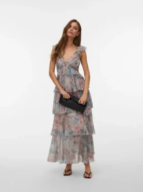 Vmsafina lange jurk
