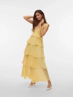Vmsafina lange jurk